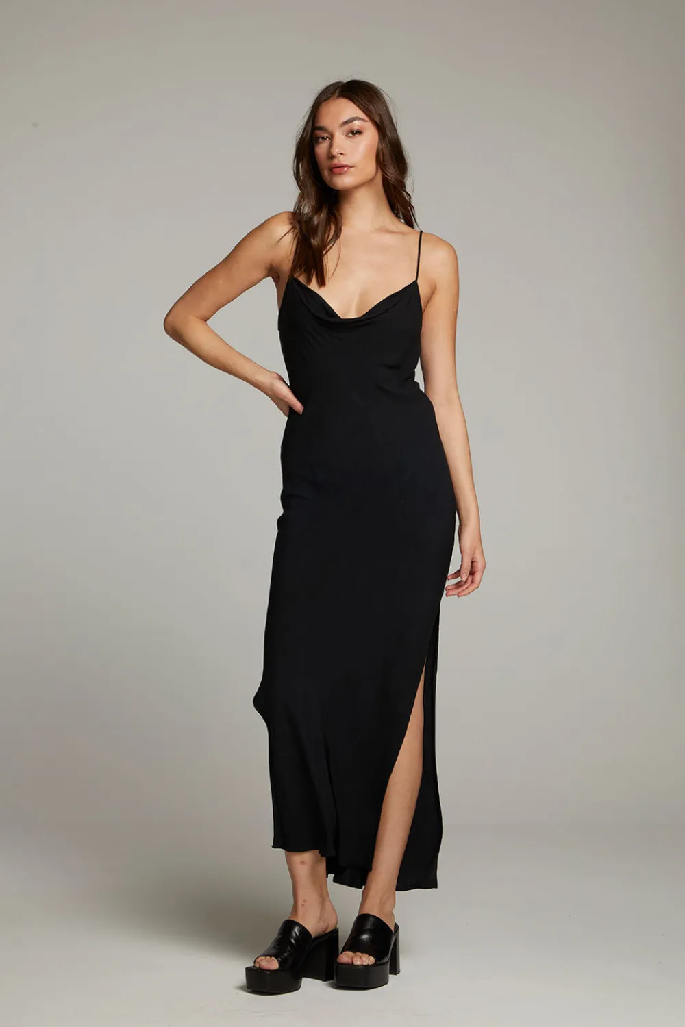 Cheap Bleeker Licorice Slip Dress Women Loungewear|Dresses