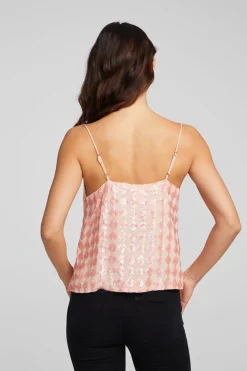 Flash Sale Bleeker Tank Top Embellished Check Women Loungewear|Tops