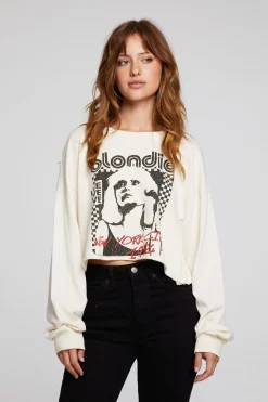 Cheap Blondie New York City 1974 Pullover Women Loungewear|Music