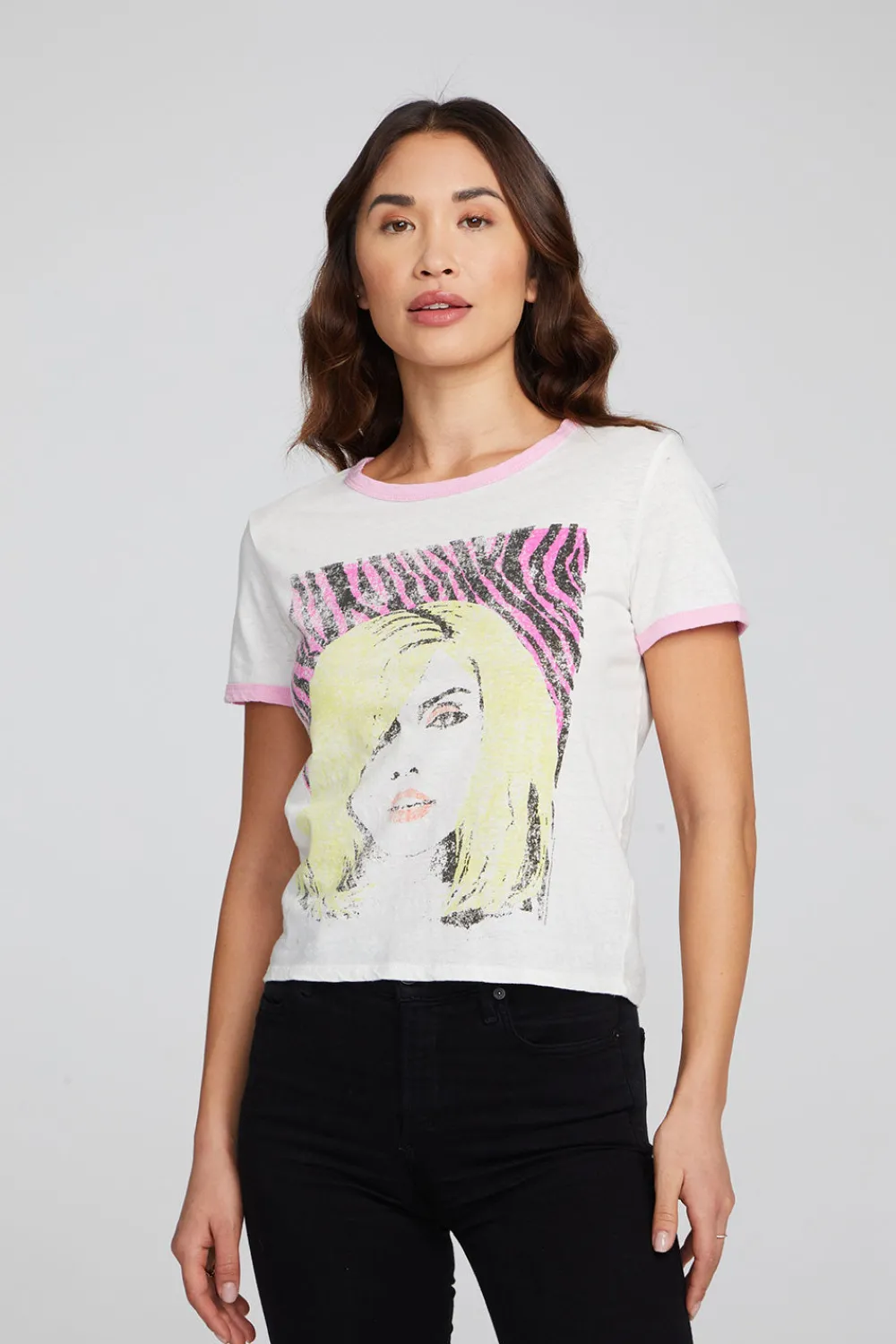 New Blondie Punk Poster Ringer Tee Women Loungewear|Music