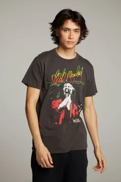 Clearance Bob Marley Live On Stage Crew Neck Tee Women Tops|Music