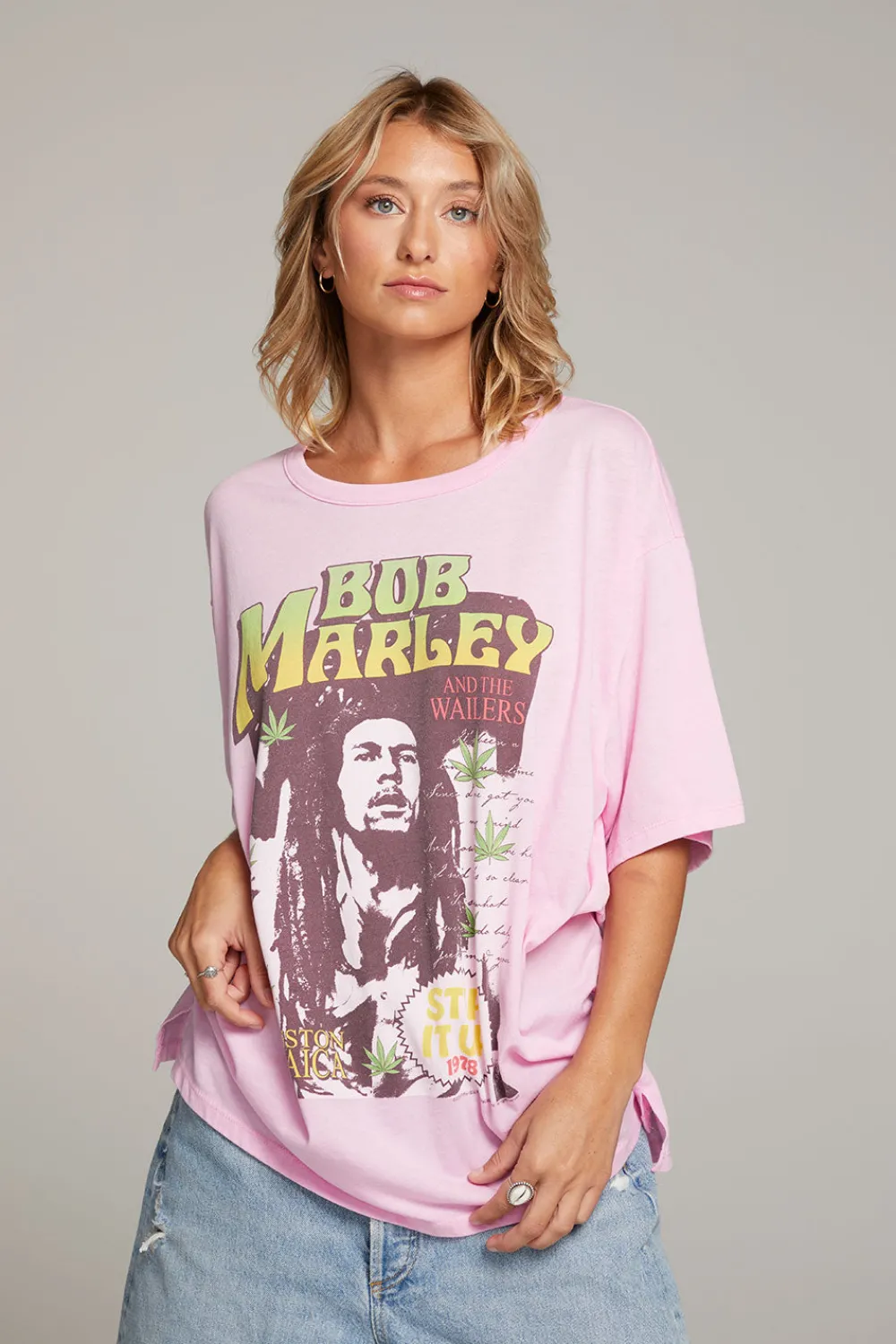 Sale Bob Marley Stir It Up One Size Tee Women Loungewear|Music