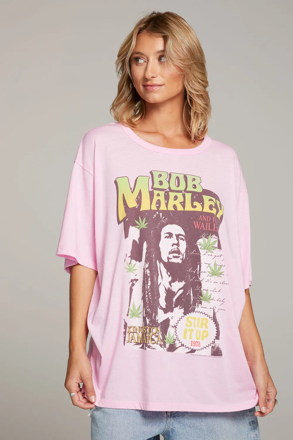Sale Bob Marley Stir It Up One Size Tee Women Loungewear|Music