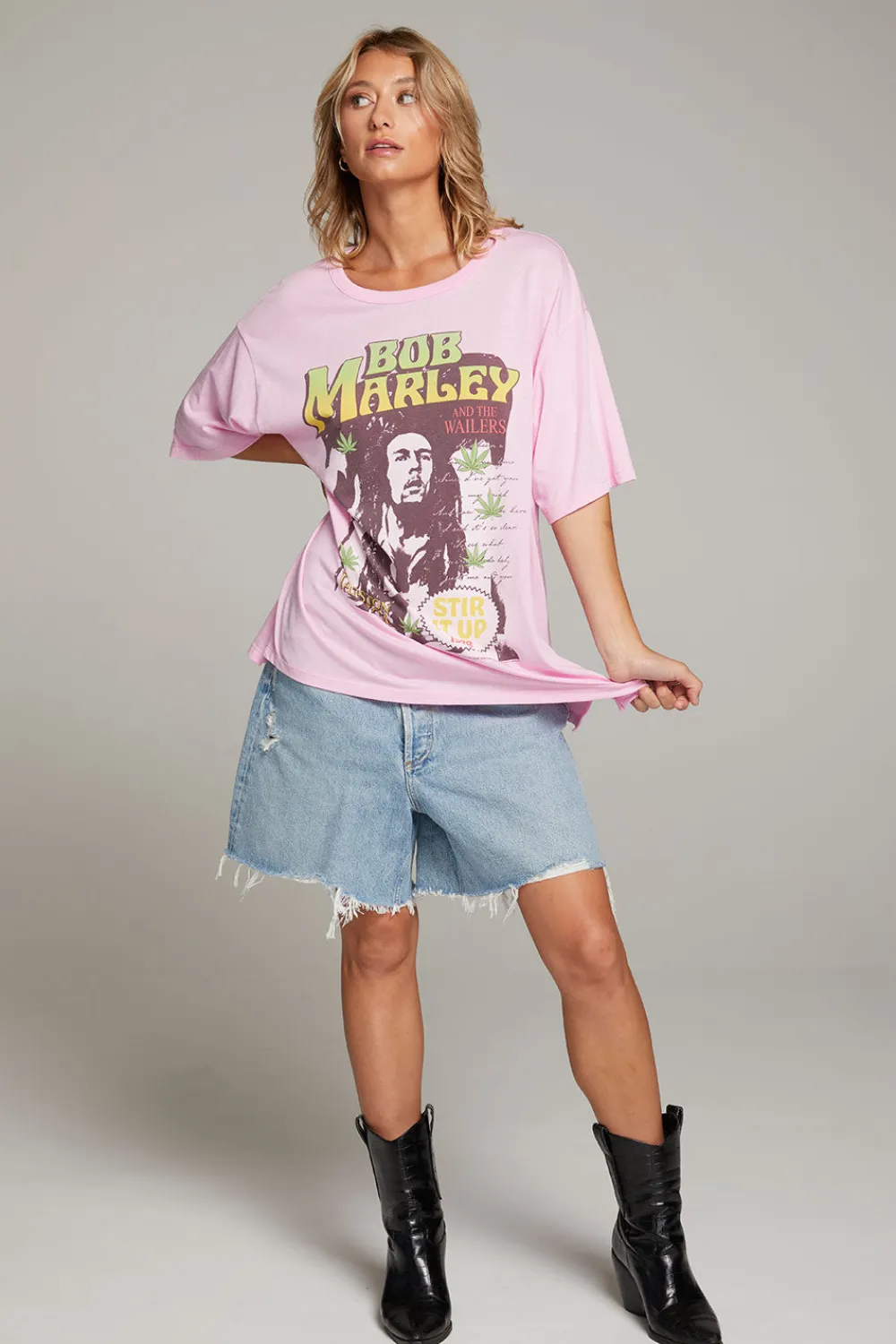 Sale Bob Marley Stir It Up One Size Tee Women Loungewear|Music