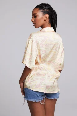 Best Bocelli Vanilla Button Down Women Loungewear|Tops