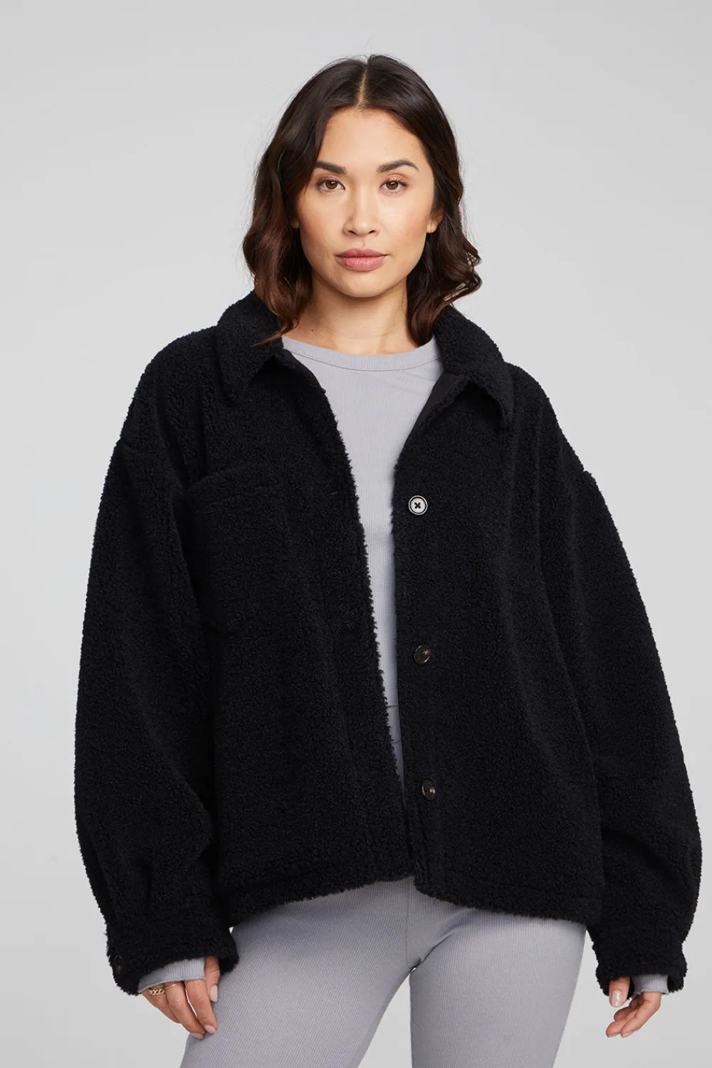 Hot Bolt Shadow Black Jacket Women Outerwear|Loungewear