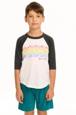 Sale Born To Ride Baseball Tee Kids/BOY Boys