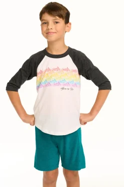Sale Born To Ride Baseball Tee Kids/BOY Boys