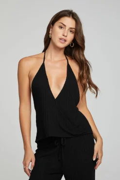 Cheap Bowery Halter Top - Black Onyx Women Loungewear|Tops