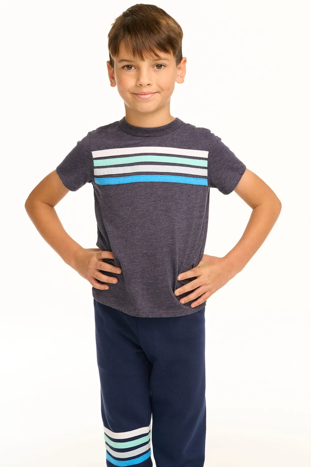 New Boy's Recycled Vintage Jersey Coastin' Stripe Tee Kids/BOY Boys