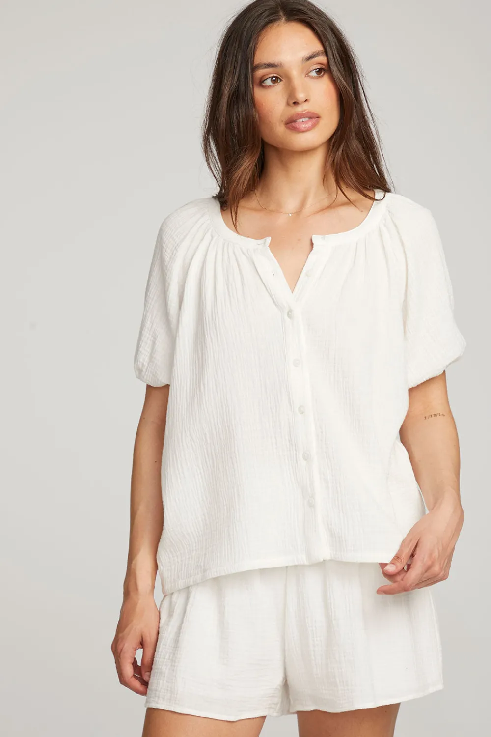 Best Sale Brentwood White Blouse Women Loungewear|Tops
