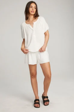 Best Sale Brentwood White Blouse Women Loungewear|Tops