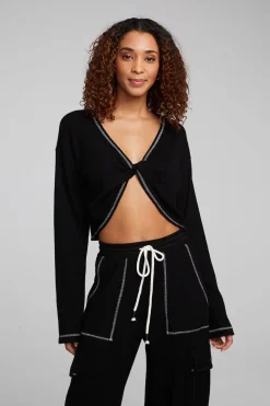 Best Sale Briaa Shadow Black Long Sleeve Tee Women Loungewear|Tops