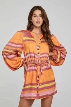 Best Sale Cabrillo Mini Dress - Sunset Stripe Women Loungewear|Dresses