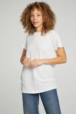 Best Cap Sleeve Crew Neck Tee Women Tops