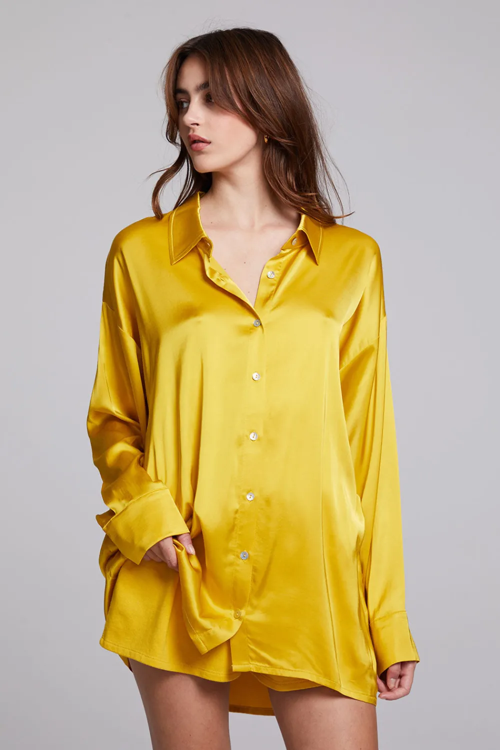 Discount Capri Mimosa Button Down Women Loungewear|Tops