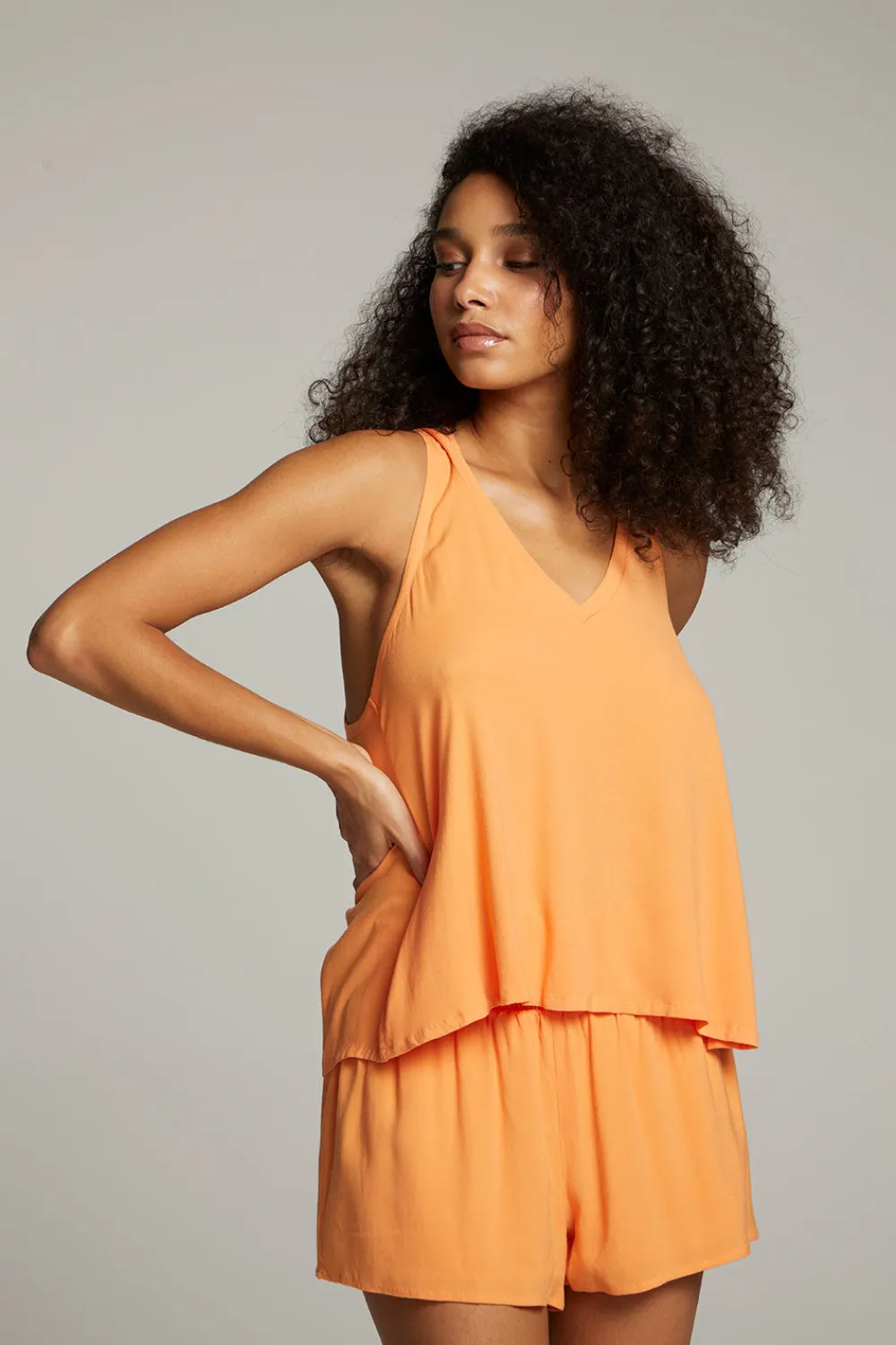 Sale Carmel Tangerine Tank Top Women Loungewear|Tops