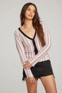 Outlet Carmela Canyon Stripe Cardigan Women Outerwear|Loungewear