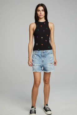 Best Carnaby Tank Top Palm Print Women Loungewear|Tops