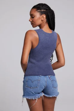 Cheap Carnaby Washed Indigo Tank Top Women Loungewear|Tops