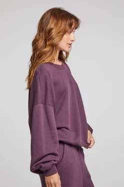 Discount Casbah Plum Perfect Pullover Women Loungewear|Tops