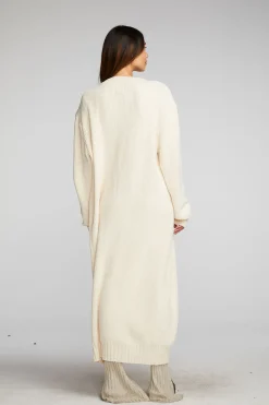 Discount Chenille Sweater Knit Button Down Long Cardigan Women Outerwear|Loungewear
