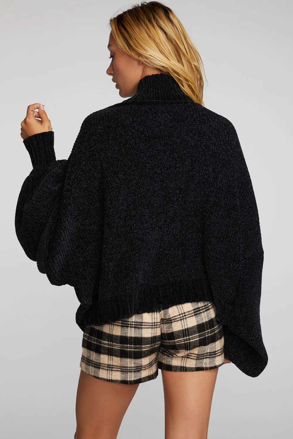 Online Chenille Sweater Knit Turtleneck Women Tops|Outerwear