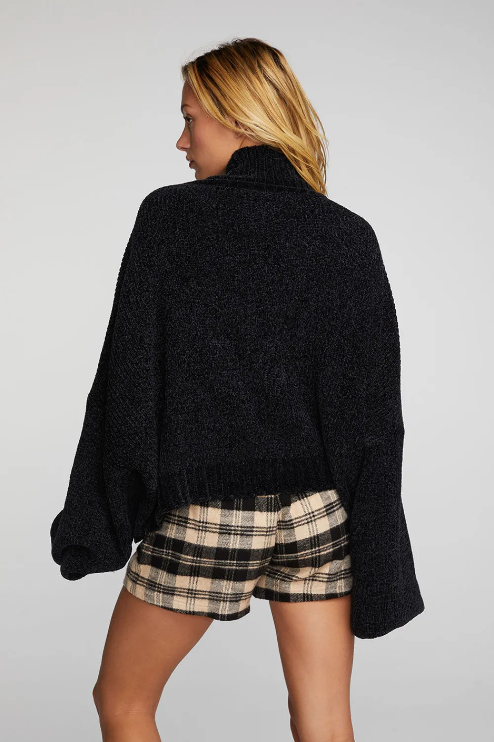 Online Chenille Sweater Knit Turtleneck Women Tops|Outerwear