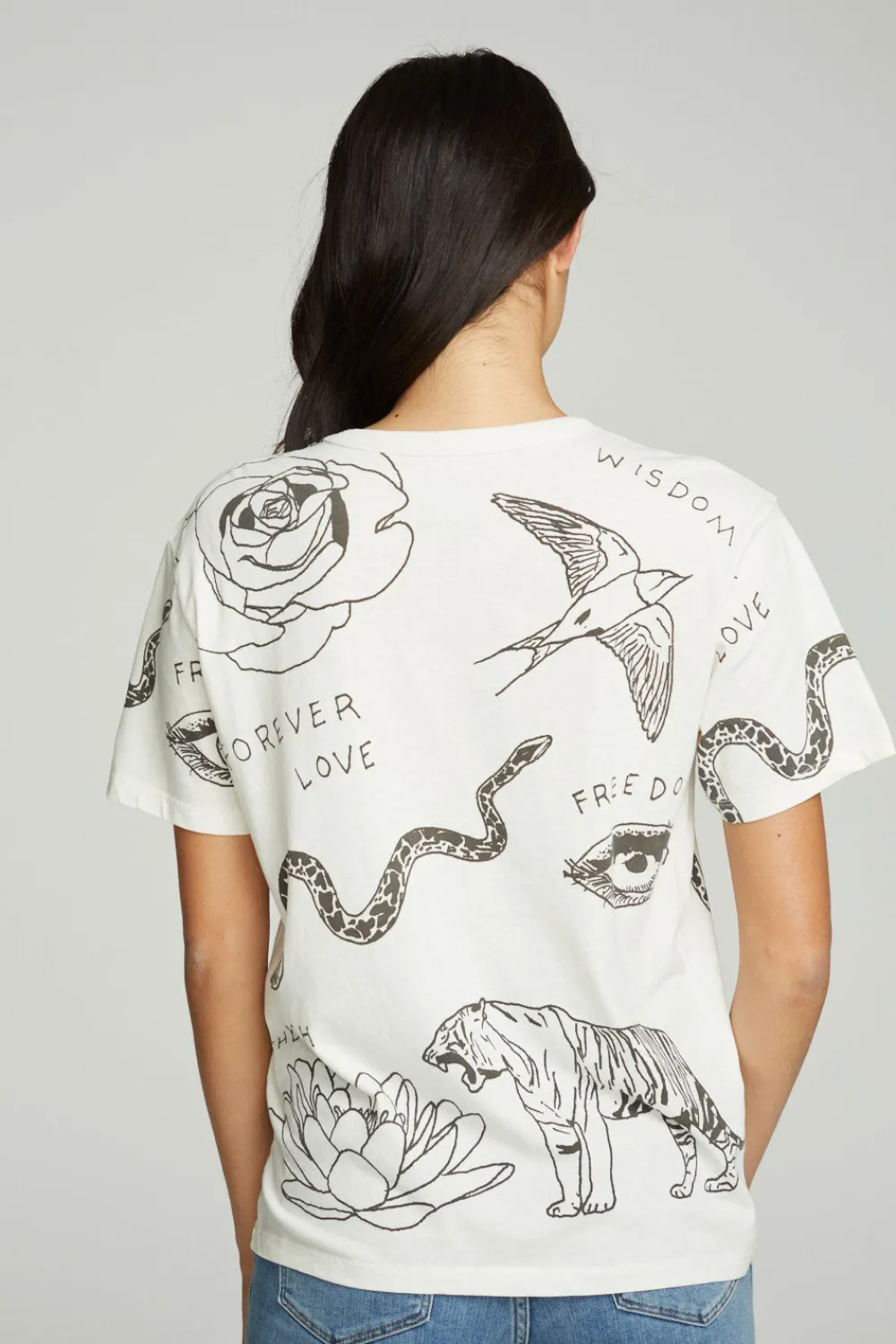 Fashion Cherish Forever Crew Tee Women Graphics|Tops