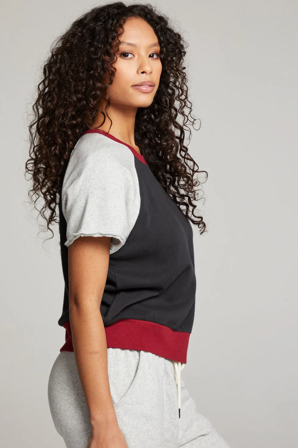 Cheap Cheyenne Fire Color Block Pullover Women Loungewear|Tops