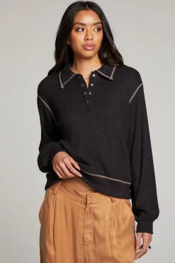 Cheap Church Licorice Long Sleeve Women Loungewear|Tops