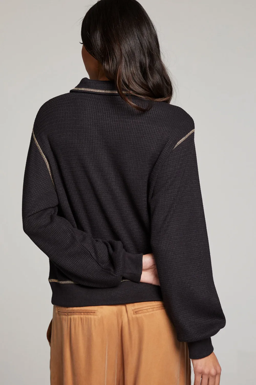 Cheap Church Licorice Long Sleeve Women Loungewear|Tops