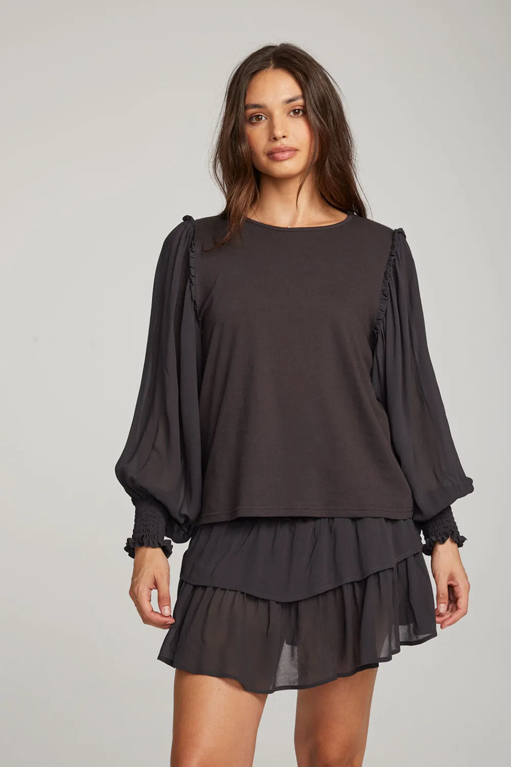 Shop Clyde Licorice Blouse Women Loungewear|Tops