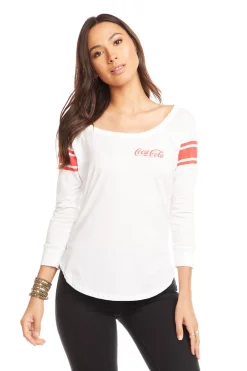 Flash Sale Coca Cola - Collegiate Coke Women Graphics|Tops