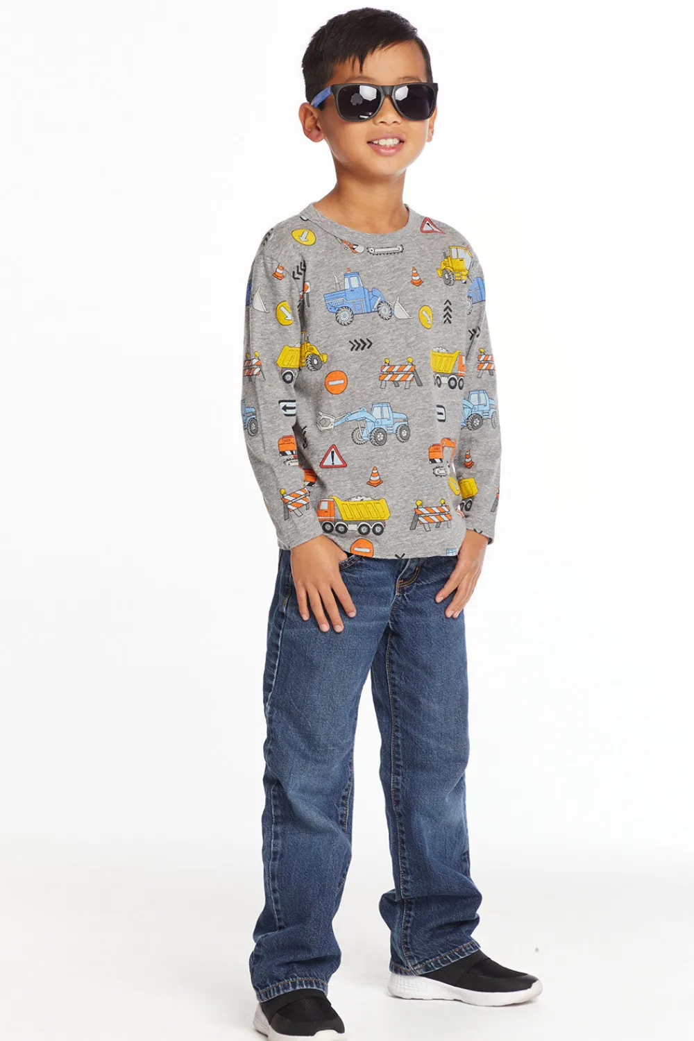 Cheap Construction Zone Long Sleeve Tee Kids/BOY Boys
