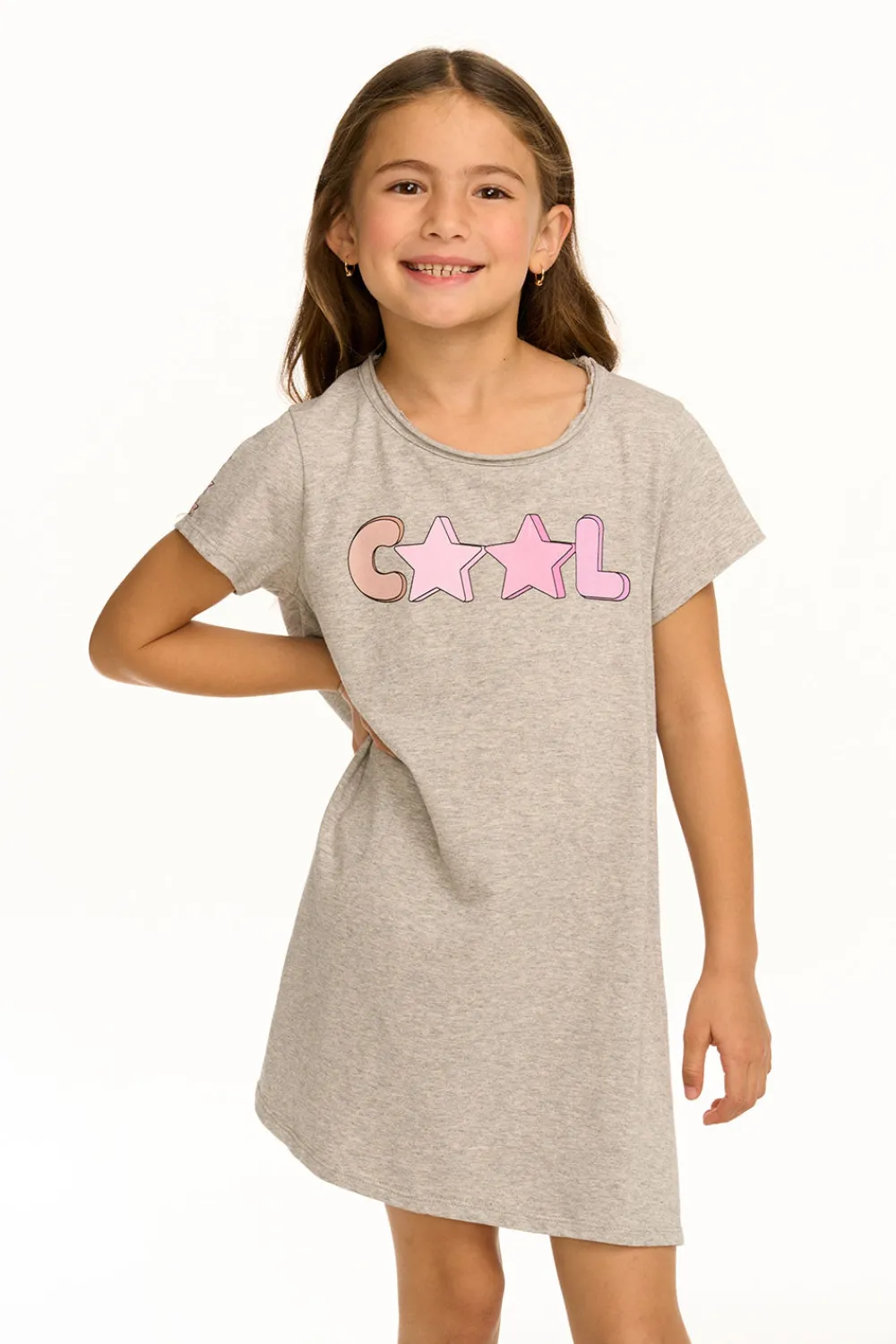 Best Cool Star T-Shirt Dress Kids Girls