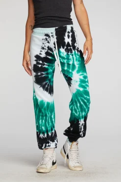 New Cotton Fleece Joggers With Rib And Shoestring Tie Women Bottoms