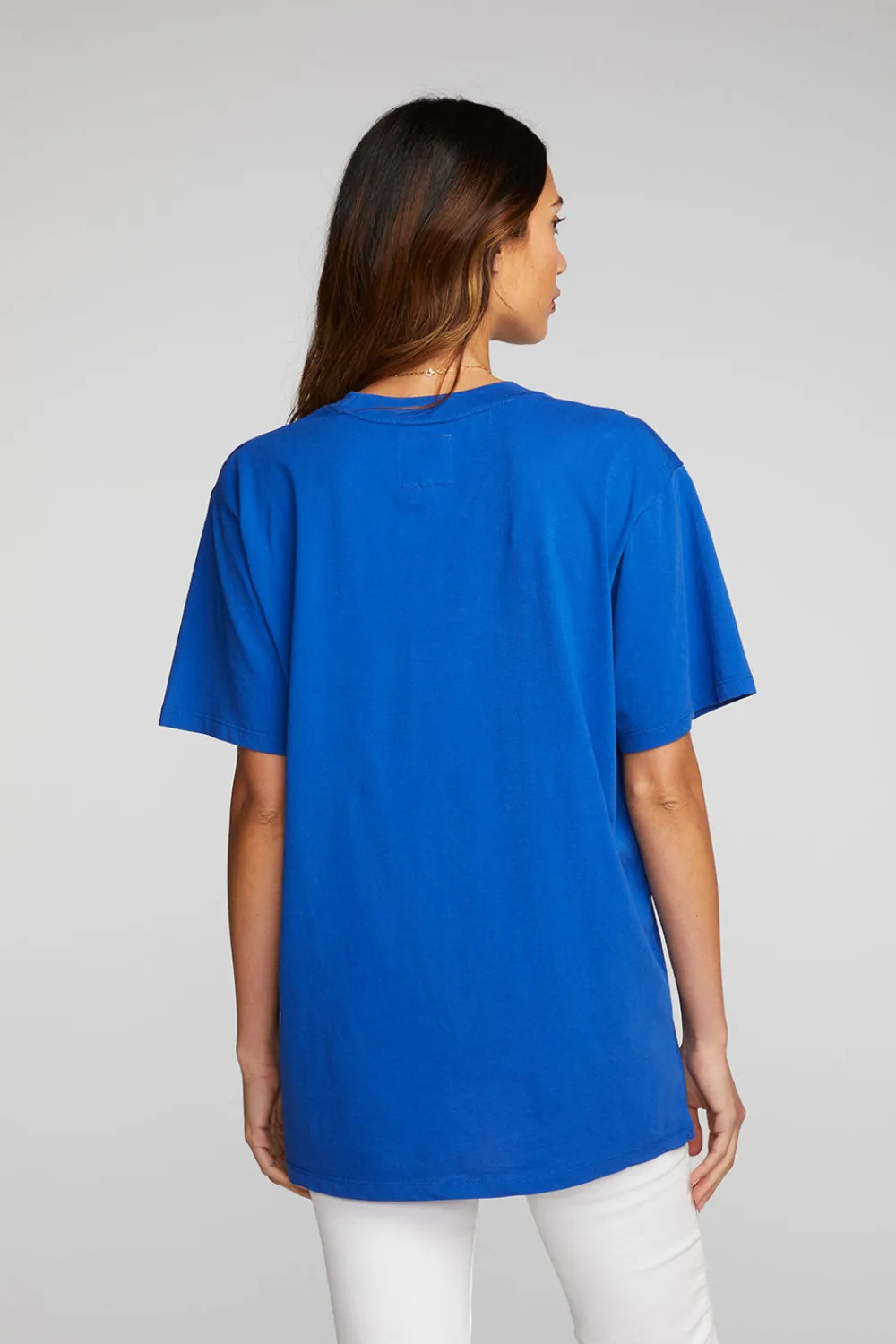 Store Cotton Jersey Short Sleeve Crewneck Tee Women Loungewear|Tops