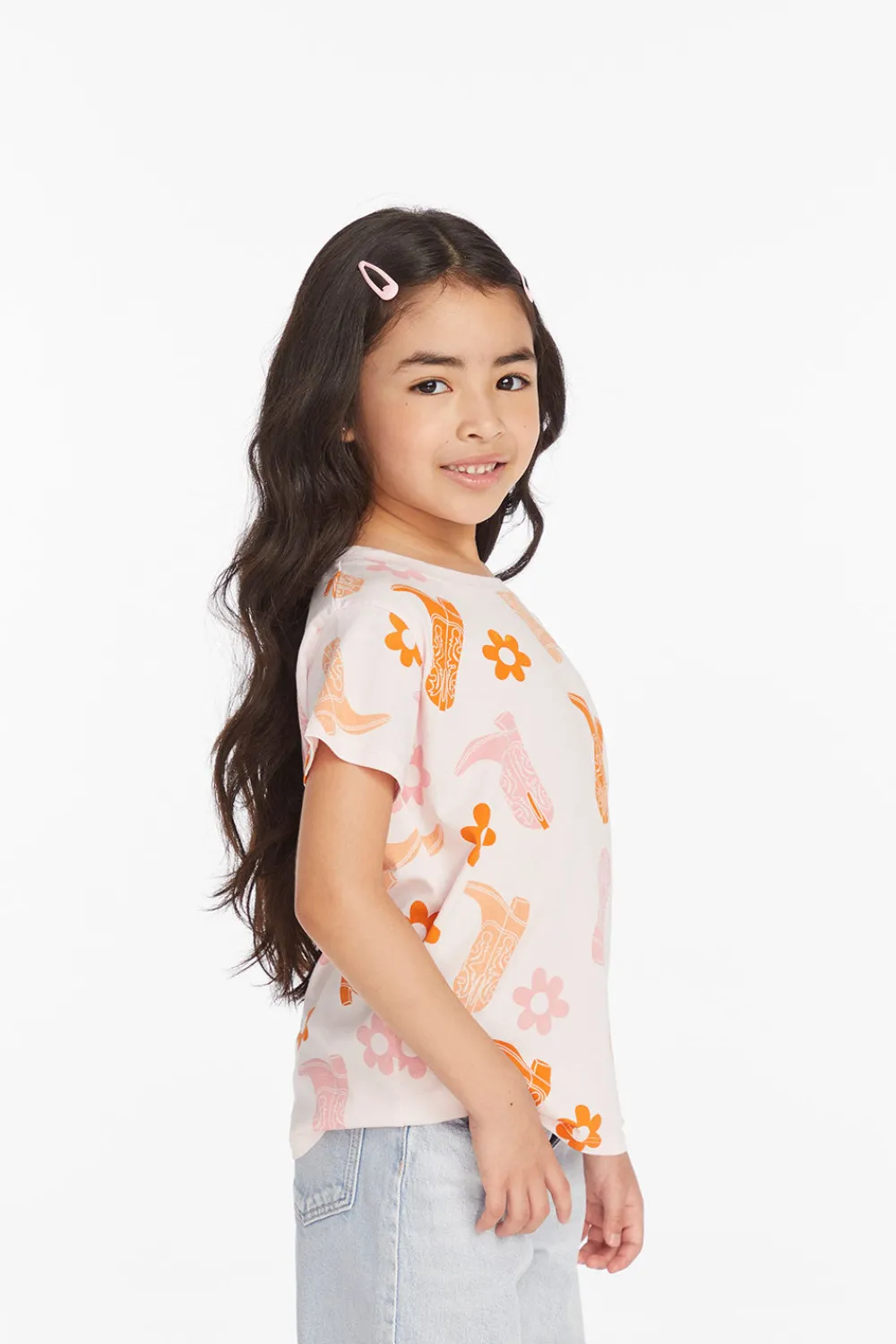 Discount Cowgirl Boots Girls Tee Kids Girls