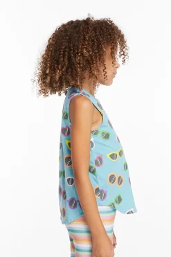 Best Sale Crazy Sunglasses Girls Vintage Jersey Shirttail Muscle Kids Girls