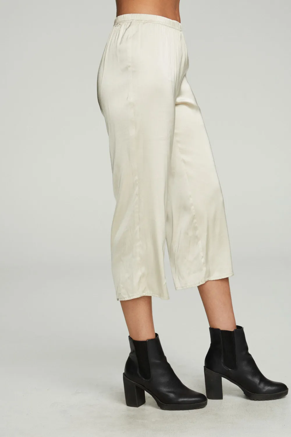 Cheap Cropped Wide Leg Culotte Women Bottoms