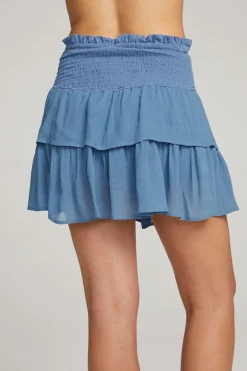 Shop Cruz Vintage Blue Mini Skirt Women Loungewear|Bottoms