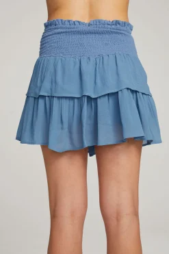 Shop Cruz Vintage Blue Mini Skirt Women Loungewear|Bottoms