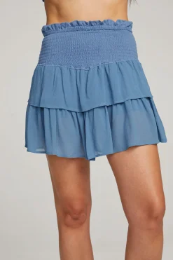 Shop Cruz Vintage Blue Mini Skirt Women Loungewear|Bottoms