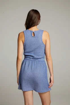 Flash Sale Delray Cobalt Blue Mini Dress Women Loungewear|Dresses