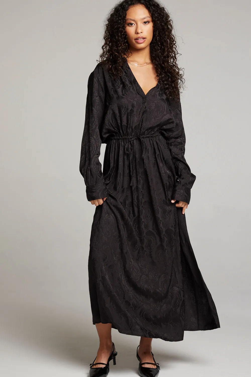 Shop Denverr Licorice Maxi Dress Women Loungewear|Dresses