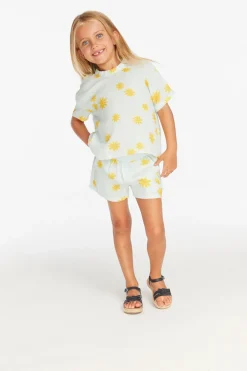 Flash Sale Devin Powder Blue Daisy Girls Tee Kids Girls