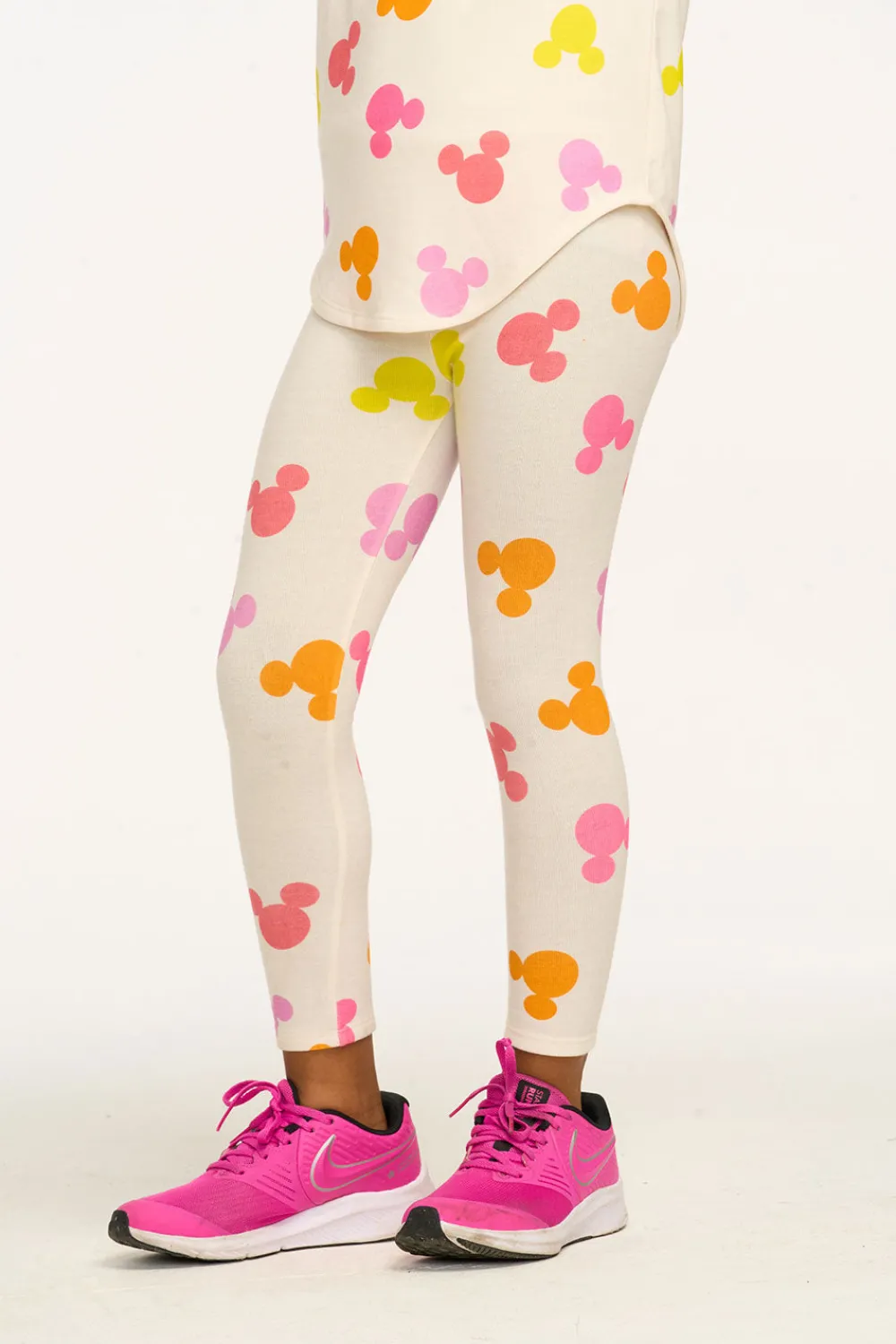 Best Sale Disney Mickey Mouse "All Over Icons" Leggings Kids Girls