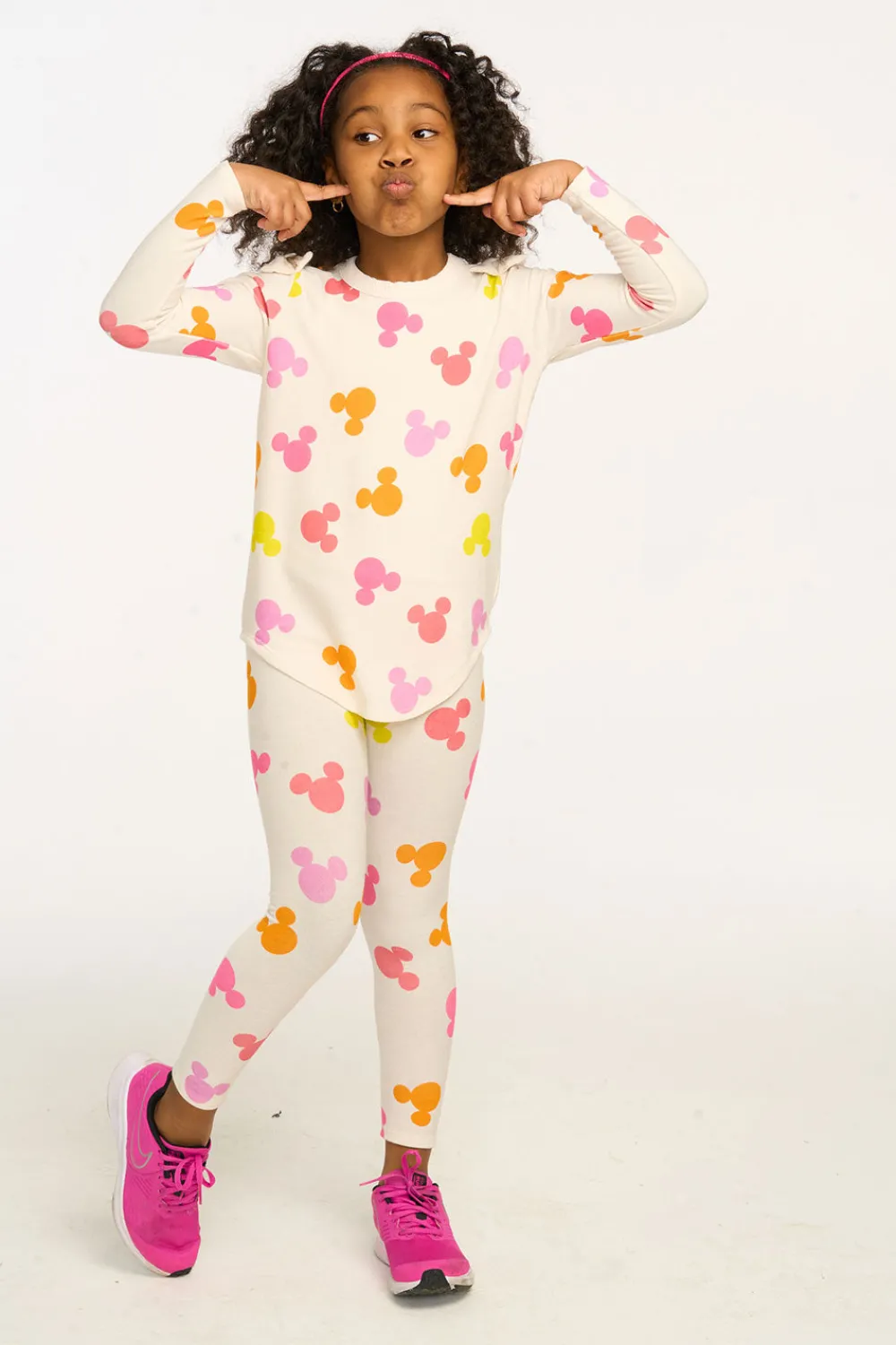Best Sale Disney Mickey Mouse "All Over Icons" Leggings Kids Girls