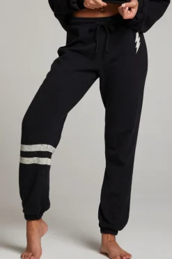 Store Distressed Bolt Sweatpant Women Loungewear|Bottoms